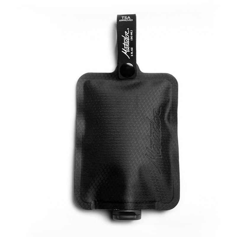 Matador FlatPak™ Toiletry Bottle accessory, compact travel container with secure cap and durable design for toiletries.