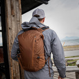 Black Matador Freerain24 backpack with sleek design and durable fabric, ideal for outdoor and everyday use.
