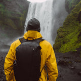 Black Matador Freerain24 backpack with durable waterproof fabric and adjustable straps, designed for outdoor and everyday use