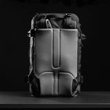 Matador GlobeRider45 travel backpack in white with multiple compartments and durable design for versatile travel use.