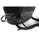 Matador Freerain22 waterproof packable backpack in black, showcasing its compact design and durable waterproof material.