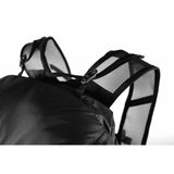 Matador Freerain22 waterproof packable backpack shown open with adjustable straps and compact design for outdoor adventures.