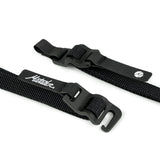Matador Better Tether™ Gear Straps 2-pack with adjustable nylon straps and metal hooks for secure travel gear attachment.