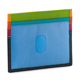 Mywalit black credit card holder wallet with multiple card slots and smooth leather finish.
