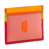 Black Mywalit credit card holder wallet with multiple card slots and stylish design for organized storage.