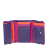 Mywalit small black tri-fold wallet with multiple card slots and a compact design for secure everyday use.