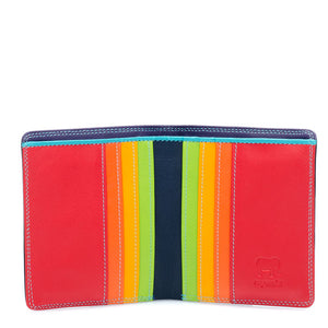 Mywalit black leather standard wallet with multiple card slots and a sleek design, perfect for everyday use.