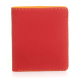 Black Mywalit standard wallet with multiple card slots and a sleek design, made of high-quality leather.