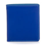 Black Mywalit standard wallet with multiple card slots and a sleek design, made of high-quality leather.