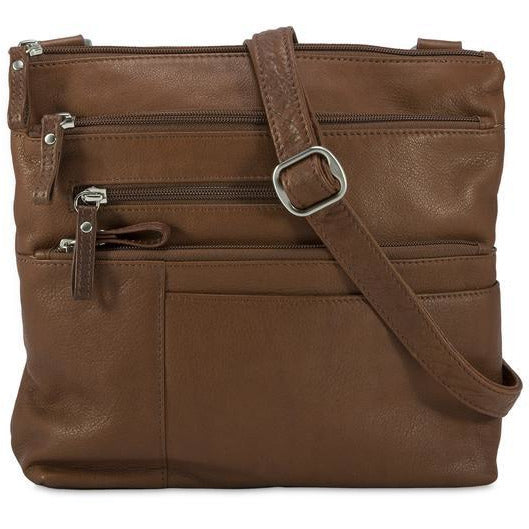 Black Osgoode Marley large crossbody traveler bag with adjustable strap and multiple compartments for travel and everyday use.
