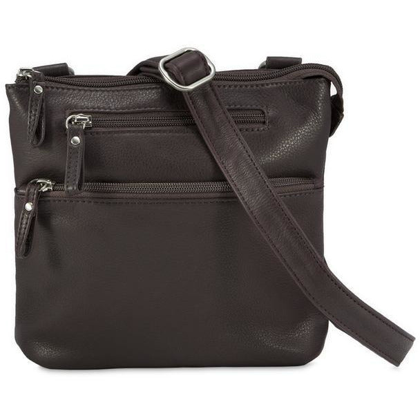 Black Osgoode Marley Small Crossbody Traveler bag with adjustable strap and multiple compartments for travel and daily use.