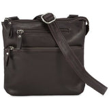 Black Osgoode Marley Small Crossbody Traveler bag with adjustable strap and multiple compartments for travel and daily use.