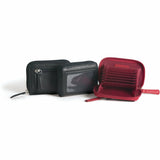 Black Osgoode Marley wallet with multiple card slots and a sleek design, crafted for style and functionality.