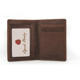 Black Osgoode Marley RFID double ID card case wallet with multiple card slots and secure design.