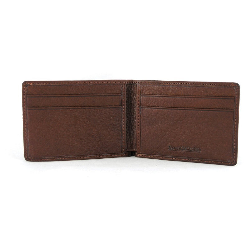 Black Osgoode Marley RFID Ultra Mini Thinfold wallet with multiple card slots and compact design for secure everyday use.