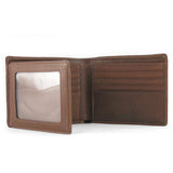 Osgoode Marley black RFID flipper billfold wallet with multiple card slots and secure cash compartment.