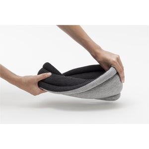 Light blue Ostrichpillow accessory, versatile pillow designed for comfort and relaxation, showcasing its soft, lightweight fabric.