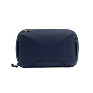Peak Design Tech Pouch in black with multiple compartments, compact travel organizer for cables and accessories.
