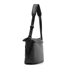 Black Peak Design Everyday Tote bag with sturdy fabric and spacious interior, featuring handles and sleek design.