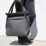 Black Peak Design Everyday Tote bag with sturdy handles, spacious interior, and sleek design for daily use.