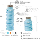 Que Bottle accessory by Que, featuring a sleek design and durable construction, shown in a close-up image.