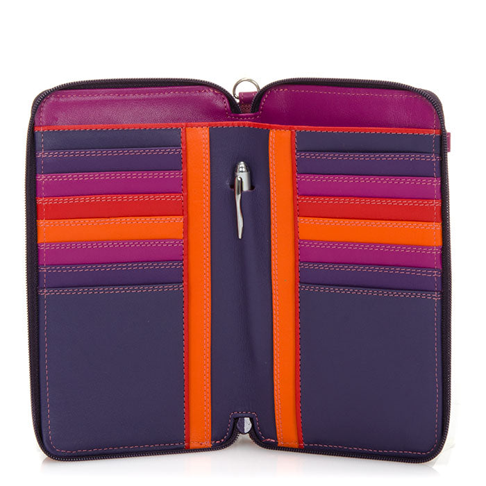 MyWalit Zip Round Multi Purse with Shoulder Strap