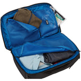 Thule Crossover 2 convertible carry-on luggage with hard shell and retractable handle, shown on a white background.