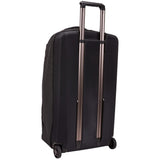 Thule Crossover 2 Wheeled Duffel 30-inch luggage with durable fabric, retractable handle, and large wheels for easy travel.
