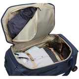 Thule Crossover 2 Wheeled Duffel 30-inch luggage with durable fabric, wheels, and a telescoping handle for easy travel.