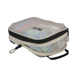 Small Thule compression packing cube for organizing clothing and accessories, featuring durable fabric and compression straps.
