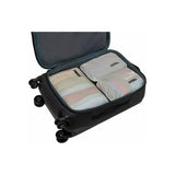 Thule Compression Cube Set packing organizers in white for efficient travel storage and organization.