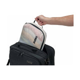 Thule Compression Cube Set packing organizers in white for efficient travel organization and space-saving storage.