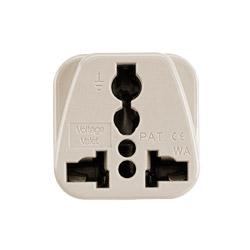 Voltage Valet grounded adapter plug for South Africa and India, suitable for converting power outlets in travel and home use.