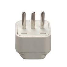 Voltage Valet Grounded Adapter Plug for Italy, suitable for European power outlets, with secure grounding and compact design.