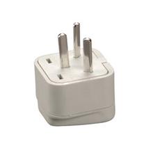 Voltage Valet Grounded Adapter Plug GUL for Israel, compatible with international devices, features a secure grounded connection.