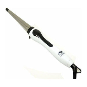 Voltage Valet travel curling wand, compact travel essentials for styling hair on the go, with a sleek design and easy-to-handle shape.